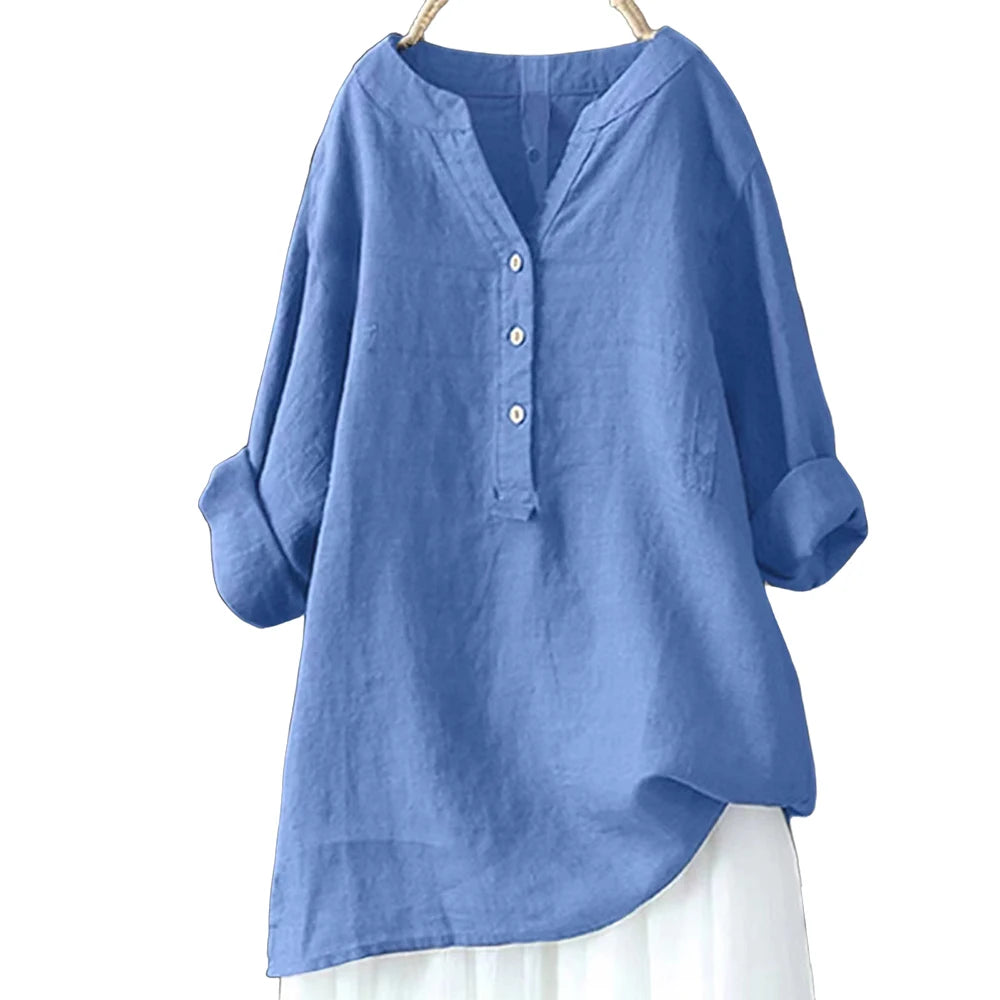 haut de grande taille pour femme, été, 3/4 manches, vêtement coréen surdimensionné, chemise femme