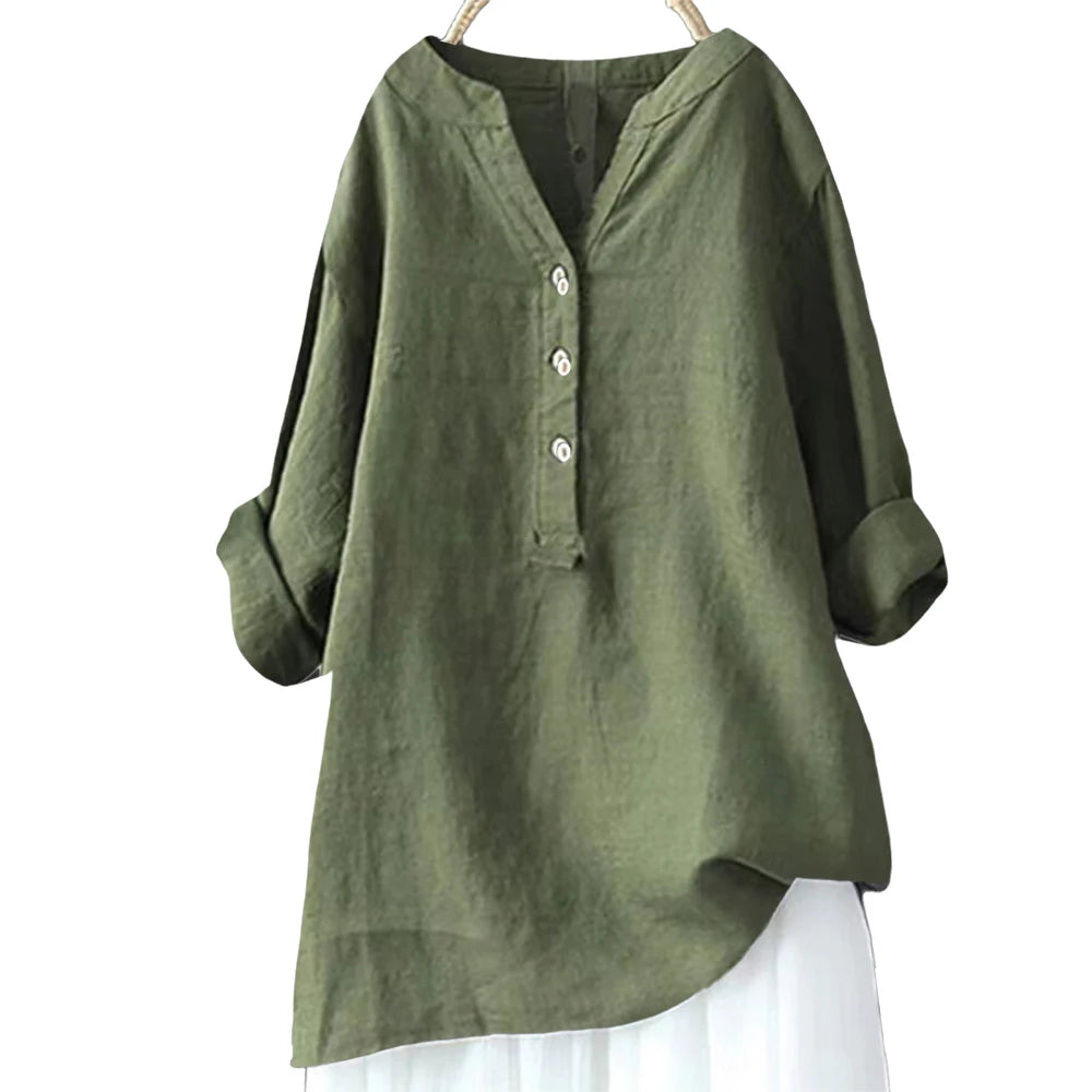 haut de grande taille pour femme, été, 3/4 manches, vêtement coréen surdimensionné, chemise femme