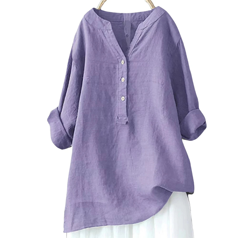 haut de grande taille pour femme, été, 3/4 manches, vêtement coréen surdimensionné, chemise femme