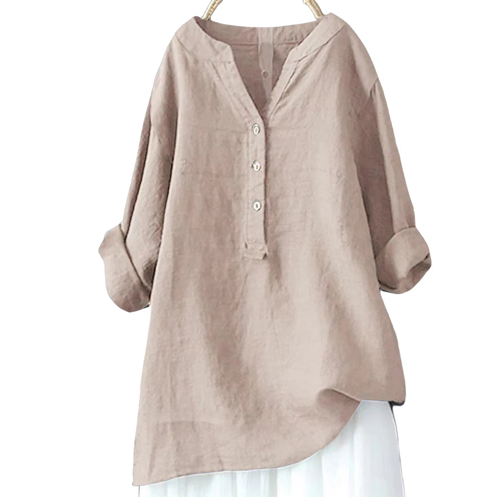haut de grande taille pour femme, été, 3/4 manches, vêtement coréen surdimensionné, chemise femme