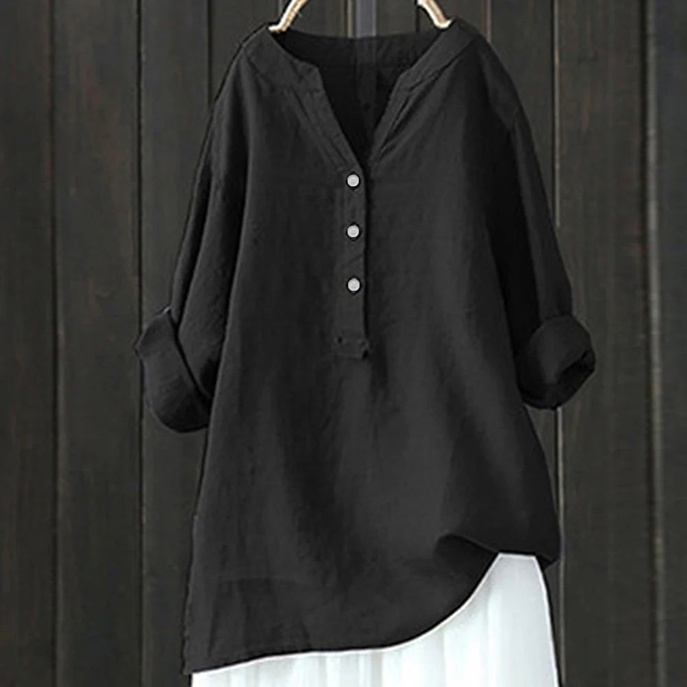 haut de grande taille pour femme, été, 3/4 manches, vêtement coréen surdimensionné, chemise femme