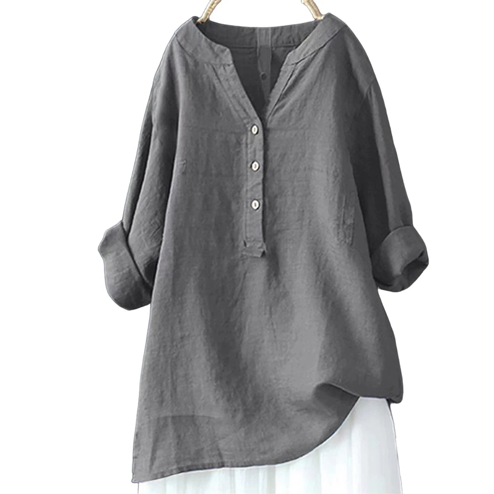 haut de grande taille pour femme, été, 3/4 manches, vêtement coréen surdimensionné, chemise femme
