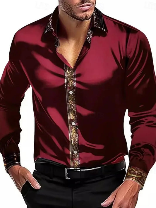 chemise élégante à manches longues pour homme