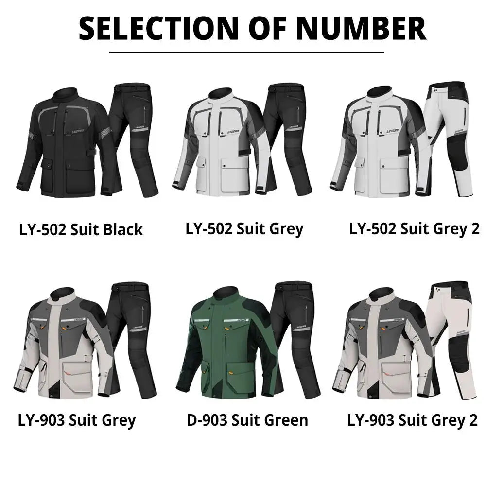 VESTE ET PANTALON DE MOTO POUR HOMME ET FEMME