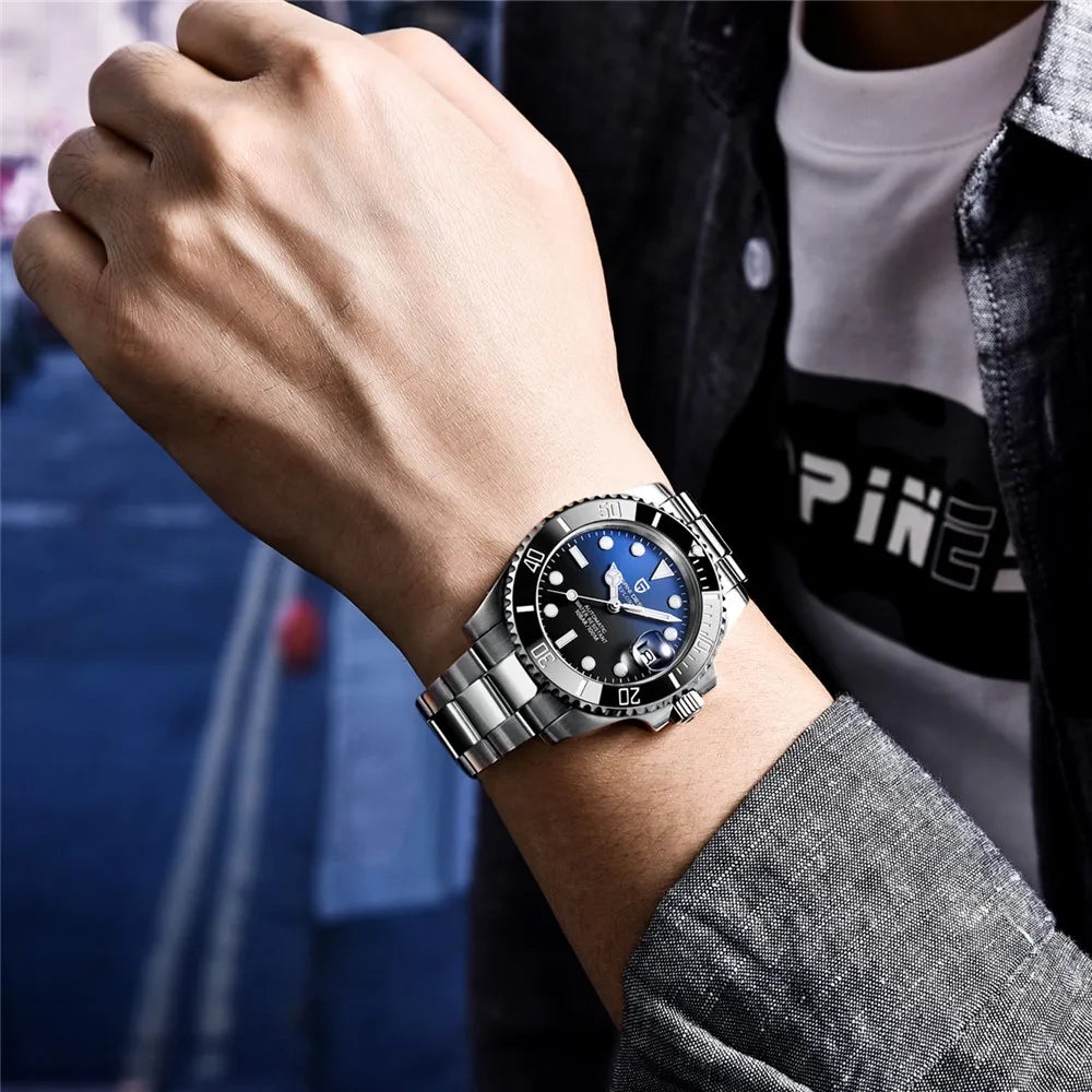 MONTRE-BRACELET MECANIQUE POUR HOMME