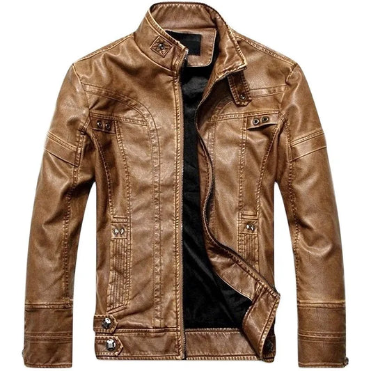 VESTE EN CUIR POUR HOMME