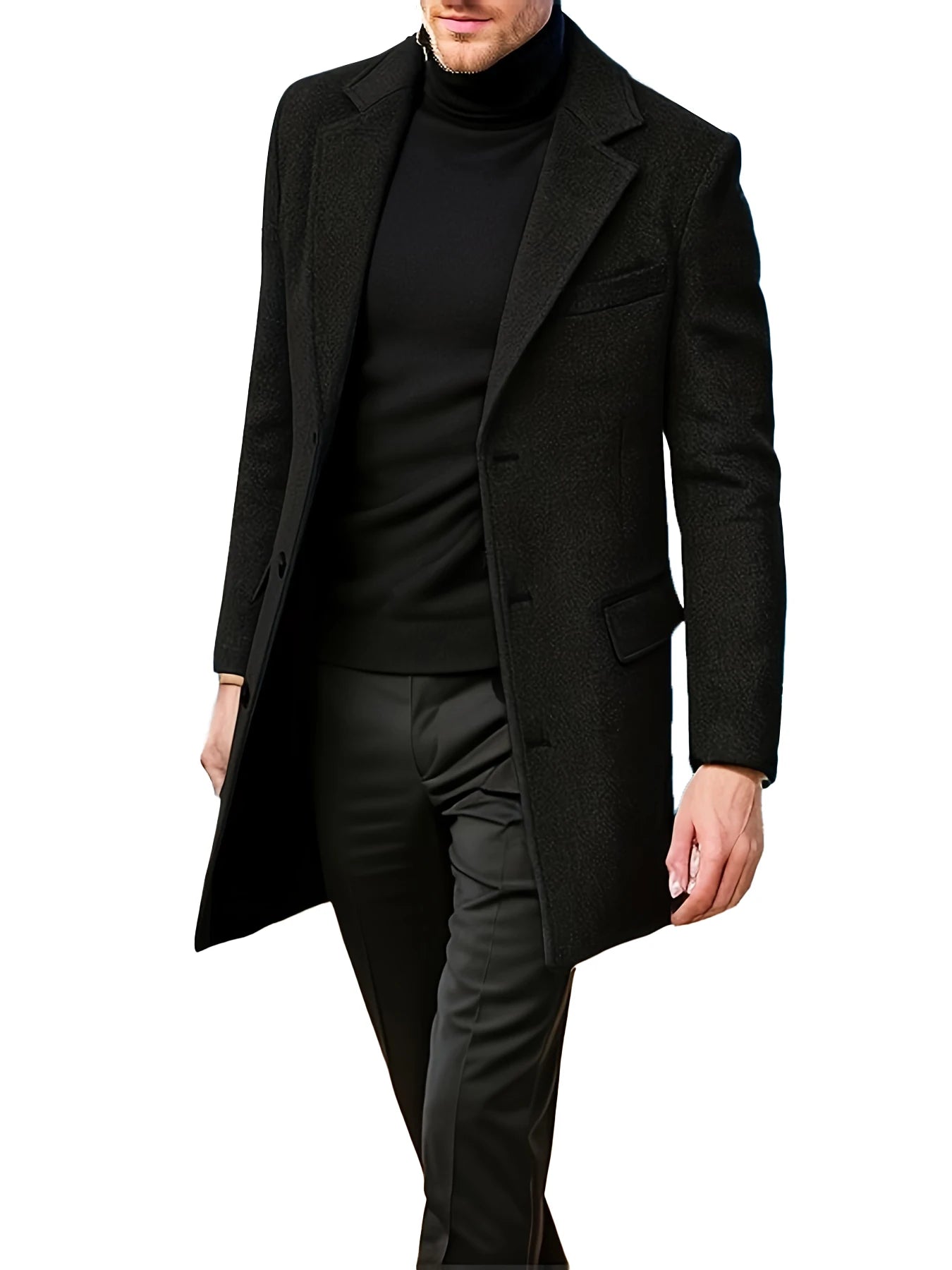 MANTEAU EN LAINE POUR HOMME