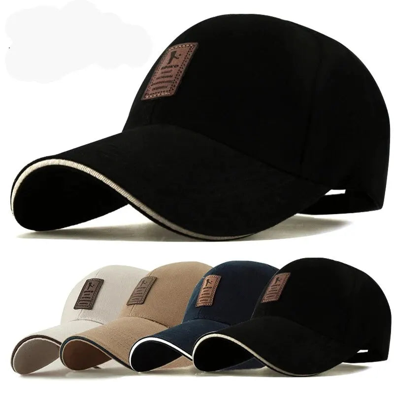 Casquette de baseball en coton pour hommes, casquette de protection solaire,  casquette à visi