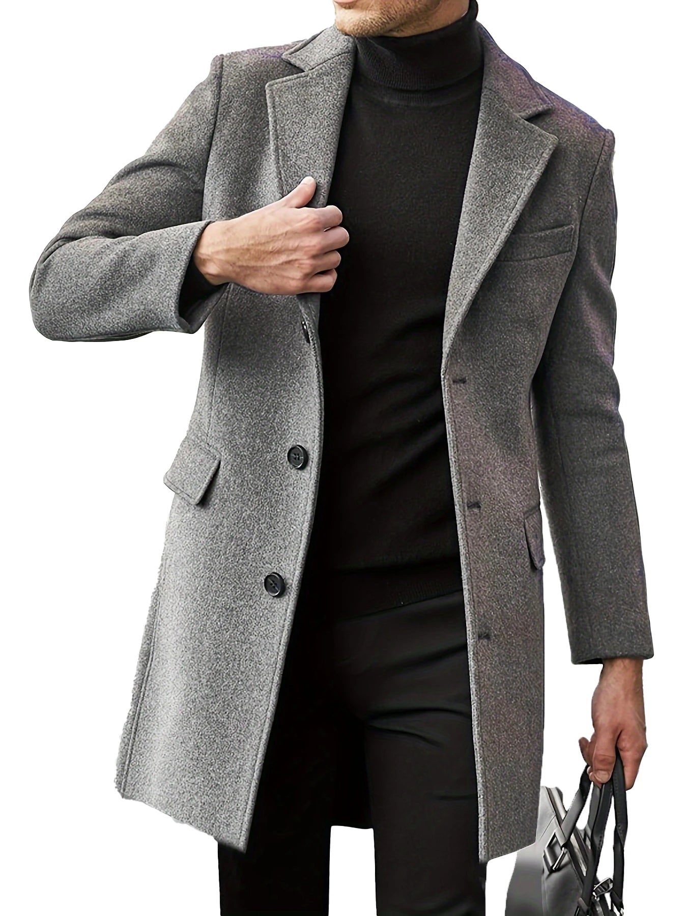 MANTEAU EN LAINE POUR HOMME