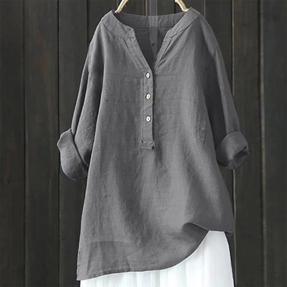 haut de  grande taille pour femme,  été,  3/4 manches,  vêtement coréen surdimensionné, chemise femme