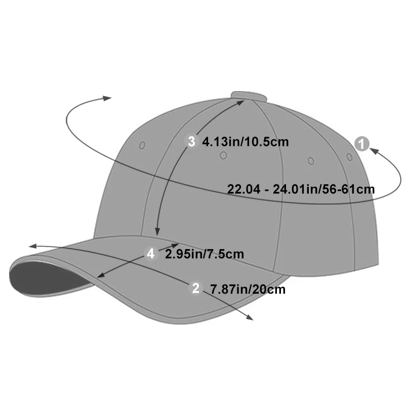 Casquette de golf réglable, en coton, pour homme et femme