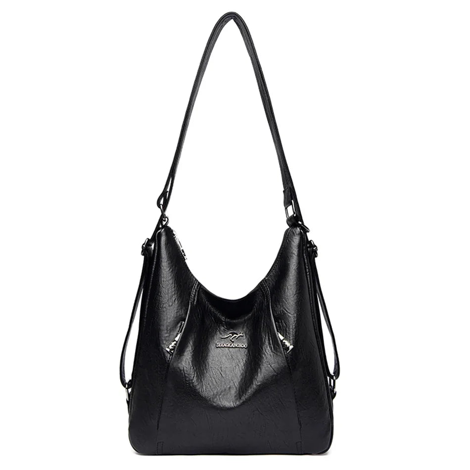 Sac à main de luxe en cuir de haute qualité pour femme, sac à bandoulière multifonction, sac à dos de voyage