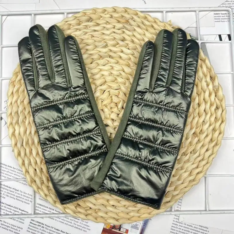 Gants de luxe imperméables pour femme,